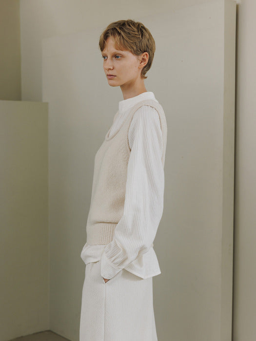 [moia] wool round pants (ivory)