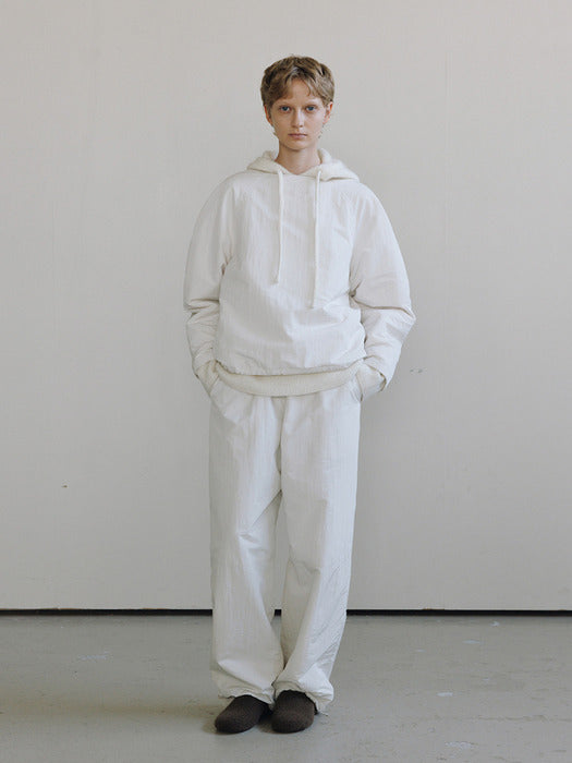 padded raglan shirt (ivory)