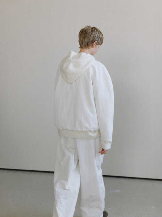 padded raglan shirt (ivory)