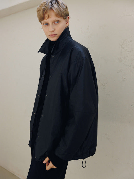 [moia] wind padded jumper (black)