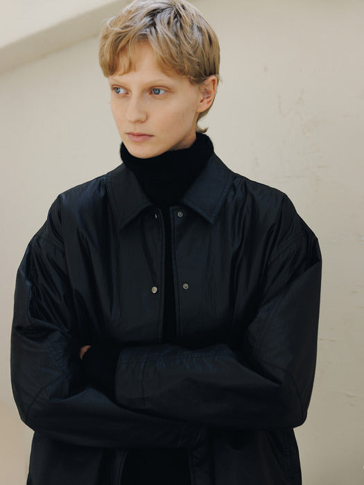 [moia] wind padded jumper (black)