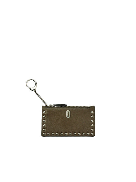 [vunque] Perfect Rider Zipper Card Wallet (Burn Brown)