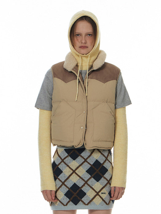 Grove 24Wt Point Collar Reversible Down Vest
