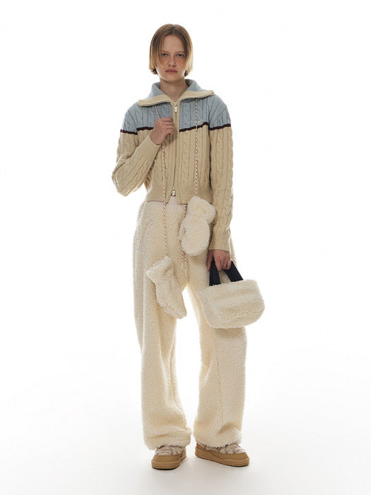 [grove] 24Wt Jay Knit Zip-UP