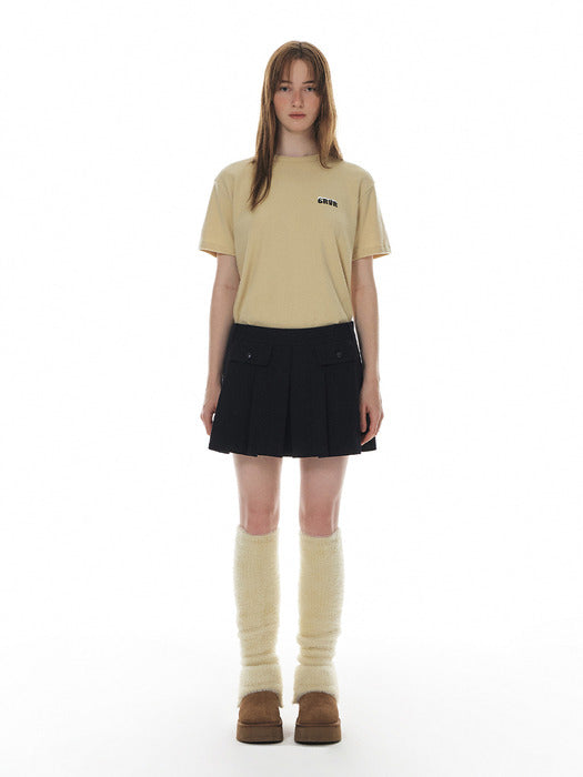 Grove 24Wt Boton Pleats Skirt