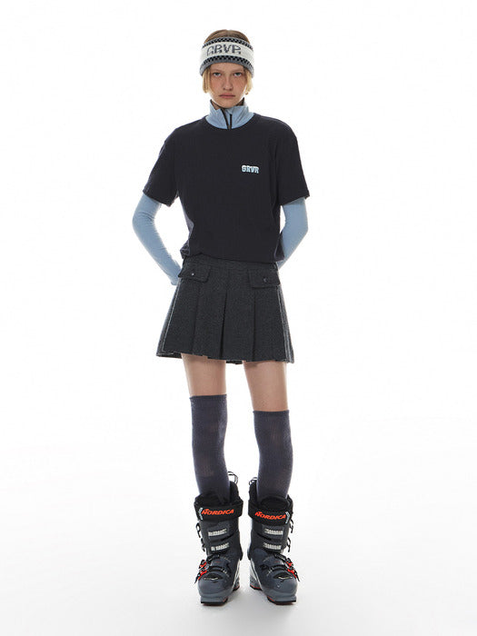 Grove 24Wt Boton Pleats Skirt