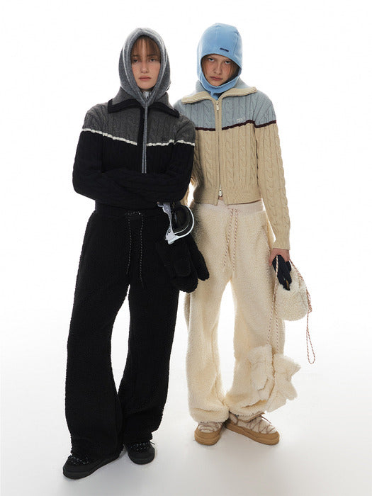 Grove 24Wt Fog Knit Balaclava