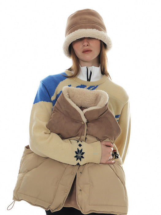 24WT SHEARLING MUSTANG HAT (2COLOR)