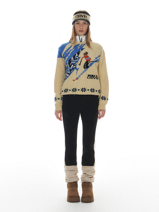 Grove 24Wt Ski Plain Knit