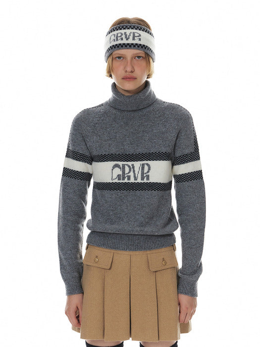 Grove 24Wt Grvr Turtle-Neck Knit