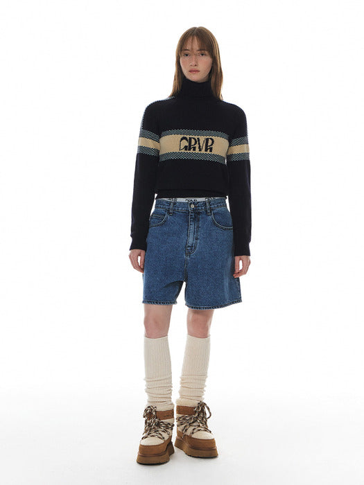 Grove 24Wt Grvr Turtle-Neck Knit