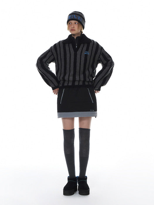 Grove 24Wt Molling Stripe Collar Knit