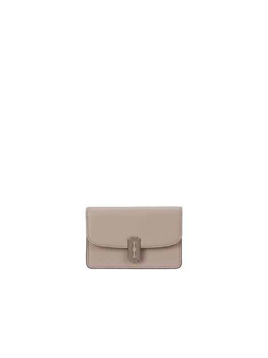 [vunque] Occam Lune Double Flap Card Wallet (Oat Beige)