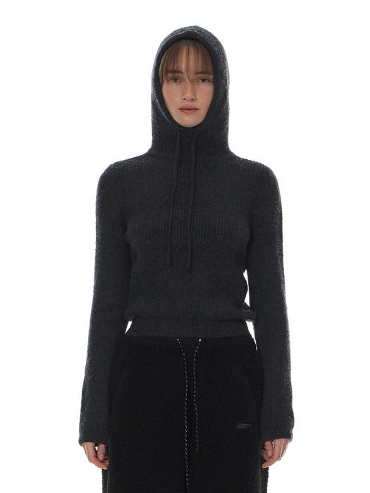 [grove] 24Wt Farbe Hoodie Knit