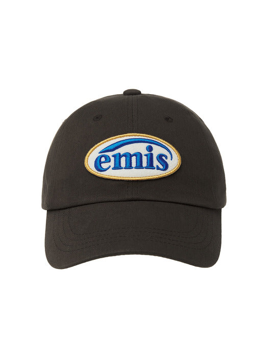 [emis] WAPPEN BALL CAP (RENEWAL)-BROWN