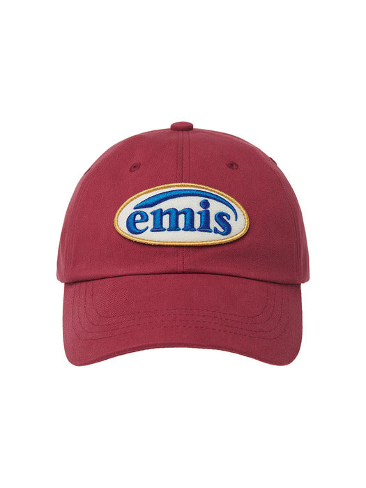 [emis] WAPPEN BALL CAP (RENEWAL)-RED