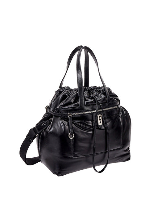 [vunque] Toque Cabin Crew Air Drawstring Tote L (토크 캐빈 크루 에어 드로우스트링 토트 라지) Black