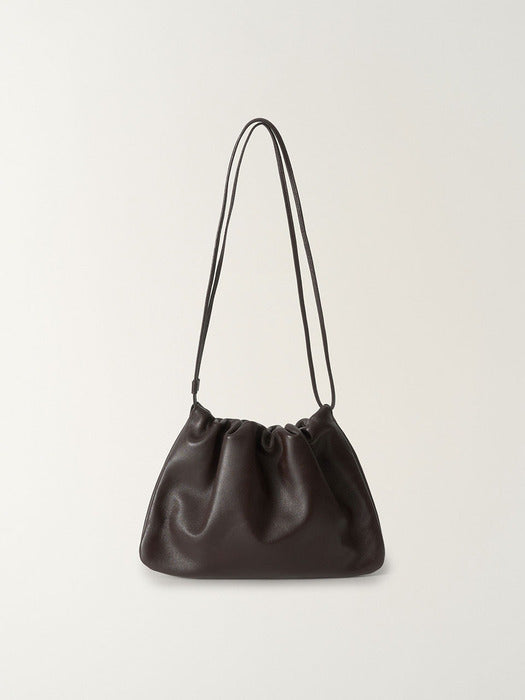 [nothing written] Nella strap bag (Dark brown)