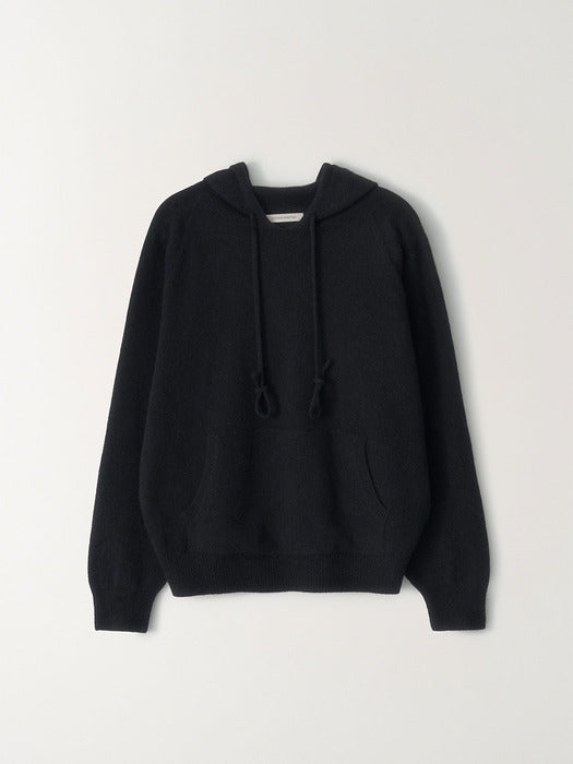 Casta knit hoodie sweater (Black)