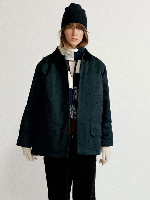 Oversized work jacket (Blue green)