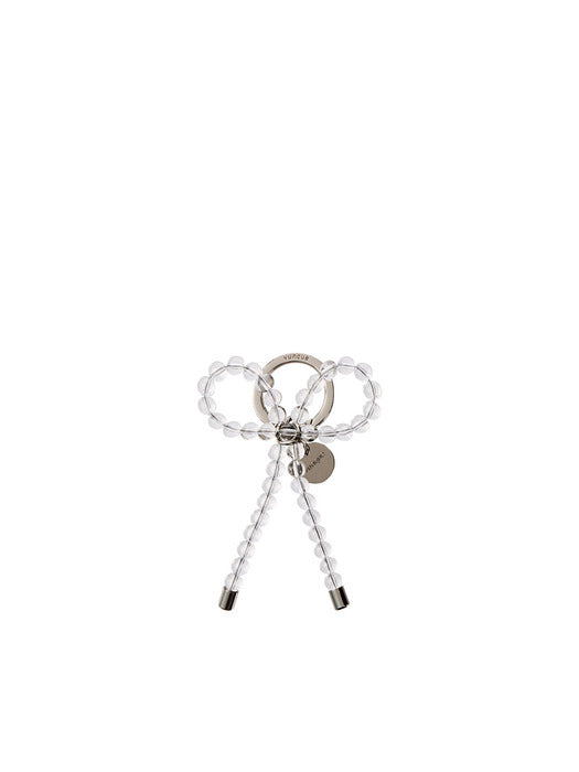 [vunque] Pearl Ribbon Charm (펄 리본 참) Clear