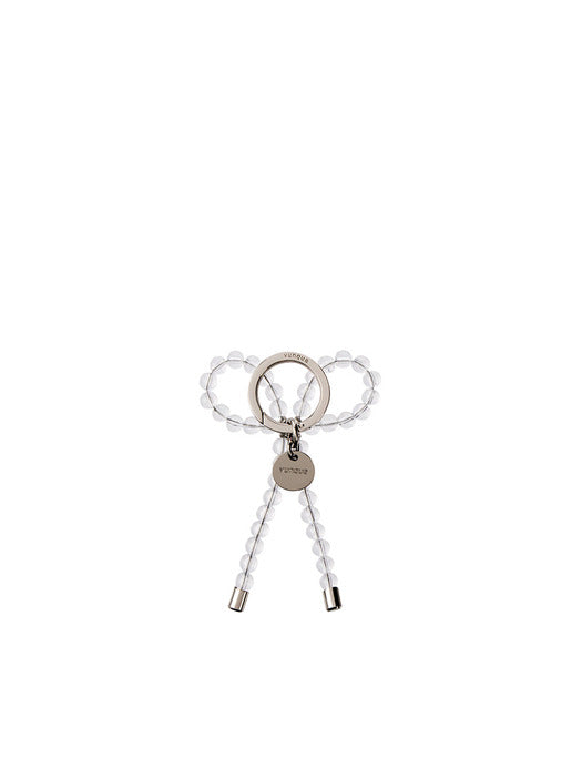 [vunque] Pearl Ribbon Charm (펄 리본 참) Clear