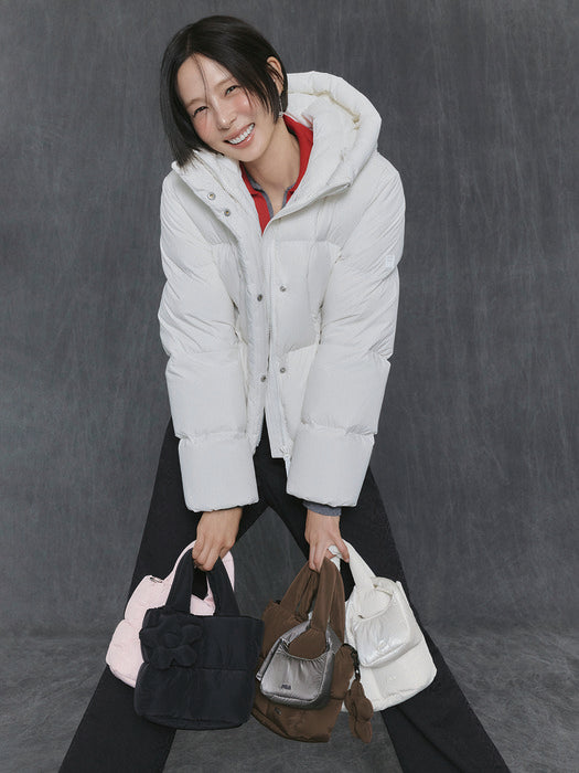 [fila] Puffer Mini Tote Bag Black_FS254RB01F002_001