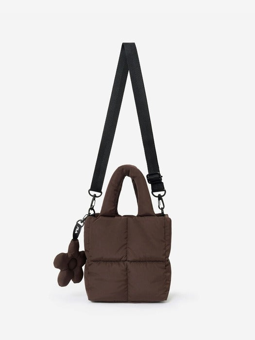 [fila] Puffer Mini Tote Bag Brown_FS254RB01F002_217