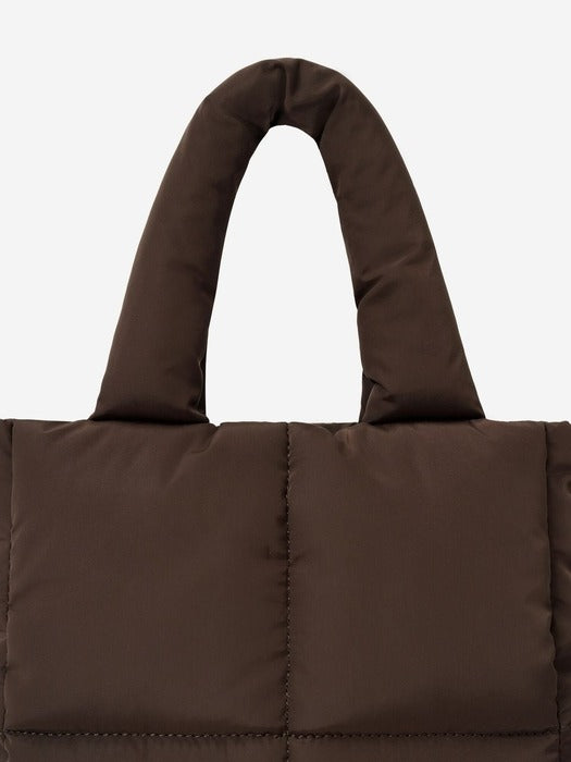 [fila] Puffer Mini Tote Bag Brown_FS254RB01F002_217