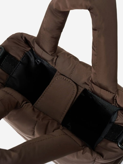 [fila] Puffer Mini Tote Bag Brown_FS254RB01F002_217