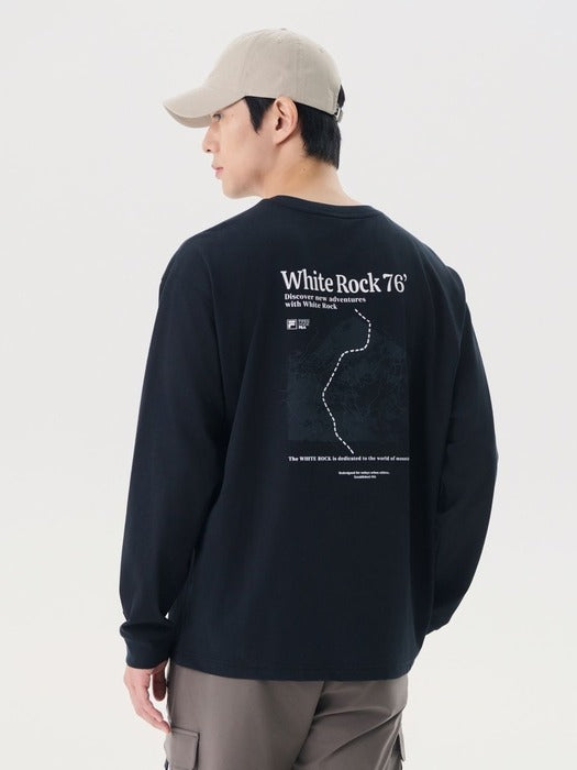 WHITE ROCK Graphic Long-Sleeve Tee_FS2RLG3102X_BLK