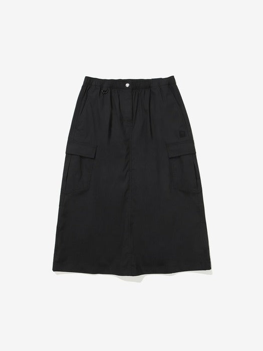Woven Cargo Skirt_FS2SKG3151F_BLK