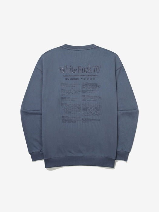 WHITE ROCK Graphic Crewneck Sweatshirt_FS2POG3106X_DEM