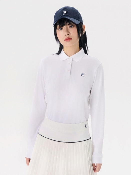 Tennis Pique Long-Sleeve Tee_FS2TLG3301U_OWH