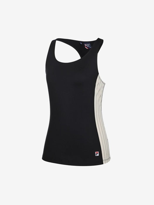 Pro Player Sleeveless Tennis Top_FS2ITG3391F_BLK