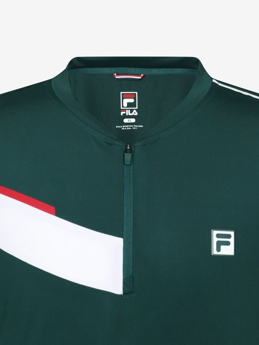Tennis Performance Henley-Neck Short-Sleeve Tee_FS2RSG3301M_DGR