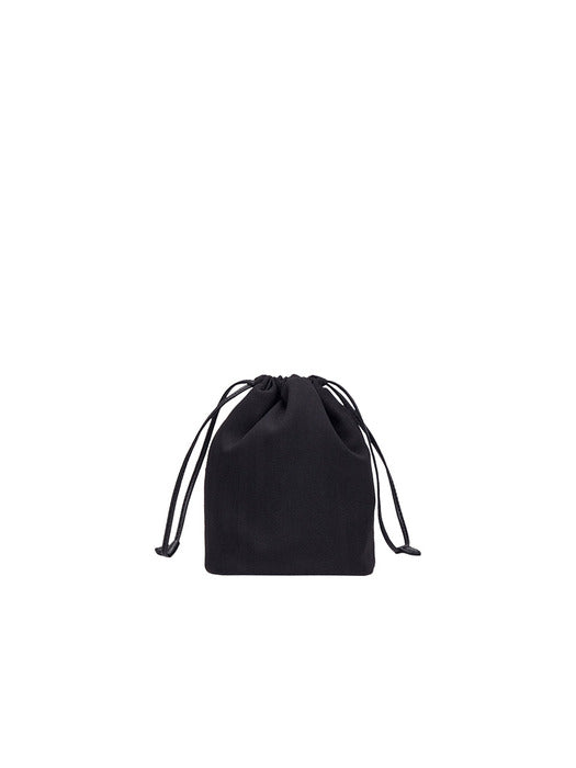 Vunque Perfec Drawstring Pouch S (Perfect Drawstring Pouch Small) Black