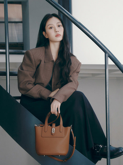 [vunque] [Favorite Pick] Festone Pila Leather Bucket S (2 colors)