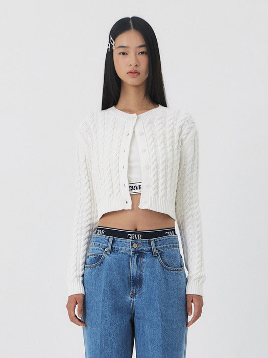 25PS GRATO CABLE CARDIGAN [4COLORS]