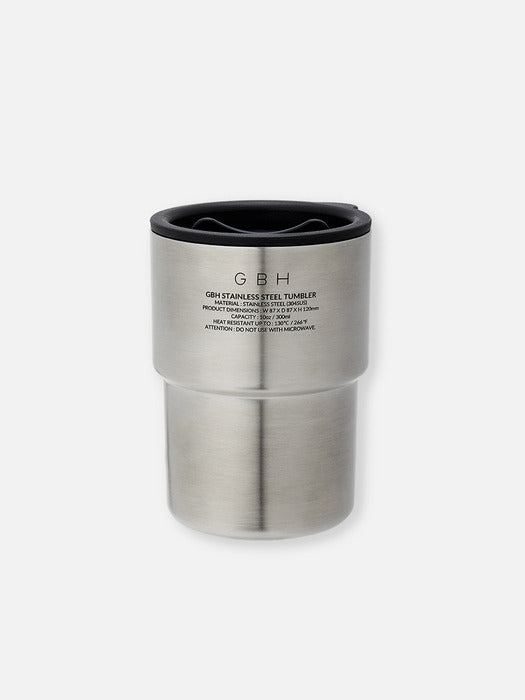 Gbh Home Stainless Steel Tumbler Matt Silver Stainless Steel Tumbler