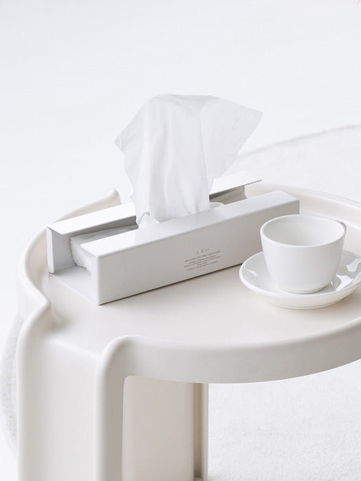 Wconcept_Gbh_Home Stainless Steel Tissue Case Ivory Stainless Steel Tissue Case + 1 Refill Tissue Included