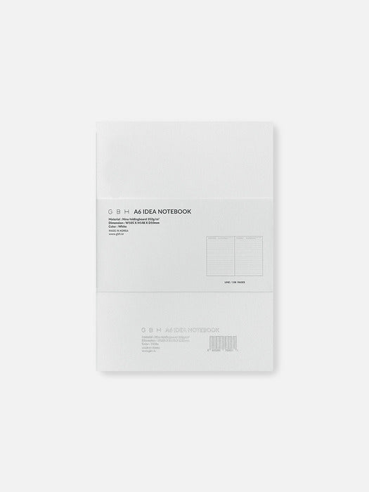 Wconcept_Gbh_Home A6 IDEAIdea Notebook