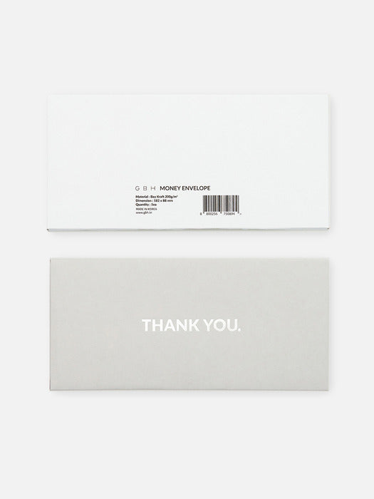 Wconcept_Gbh_Home Money Envelope Thank You 5Ea Envelope