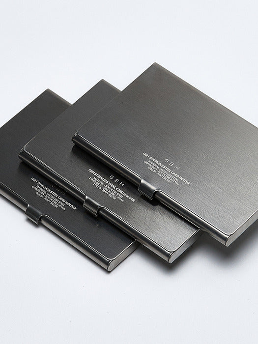 Wconcept_Gbh_Home Stainless Steel Card Holder Business Card Case Card Holder