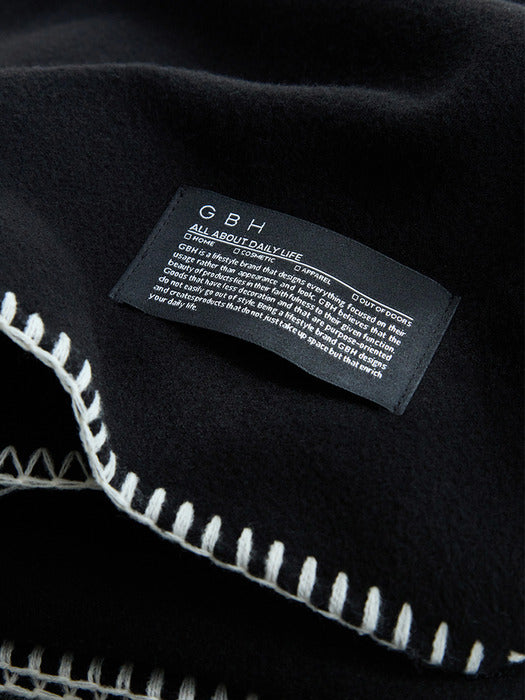 Wconcept_Gbh_Home Blanket Black Blanket Spread
