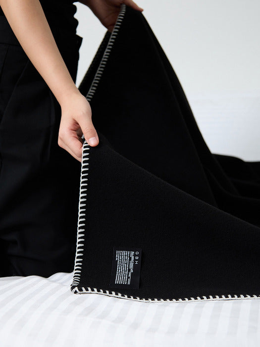 Wconcept_Gbh_Home Blanket Black Blanket Spread