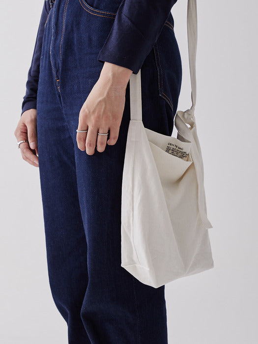 Wconcept_Gbh_Home Tie Bag White Cotton Crossbody Bag