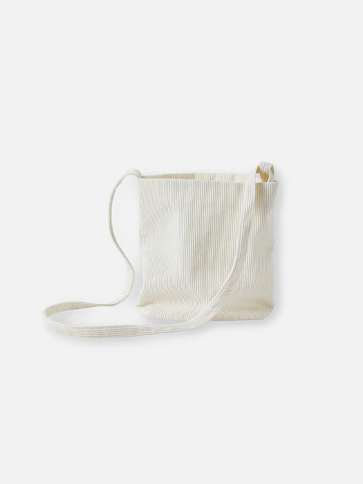 Wconcept_Gbh_Home Corduroy Tie Bag Ivory Corduroy Crossbody Bag