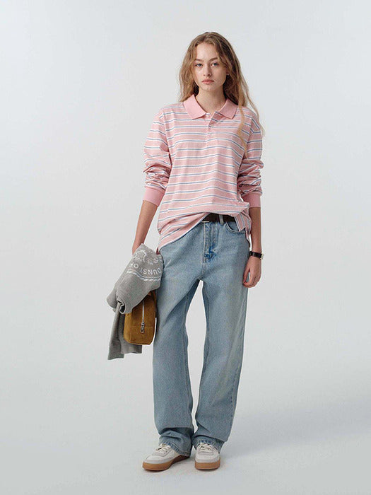 [dunst] LOOSE JEANS LIGHT BLUE_UDPA5A205B1