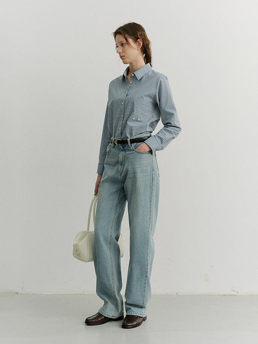 Dunst Loose Jeans Light Blue